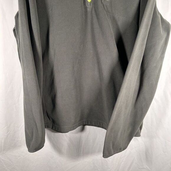 Eddie Bauer Sweater Men's TXL Green 1/4 Zip Long Sleeve Zip Pocket Pullover - Picture 3 of 11